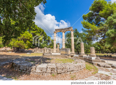 ancient ruins of the  Philippeion, Ancient Olympia 28991067