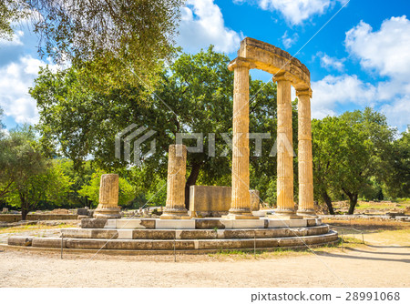 ancient ruins of the  Philippeion, Ancient Olympia 28991068
