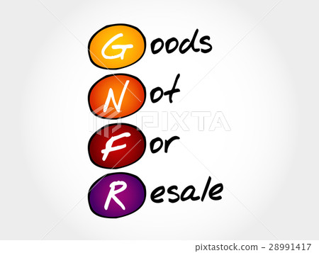 GNFR - Goods Not For Resale GNFR - Goods Not For Resale 28991417