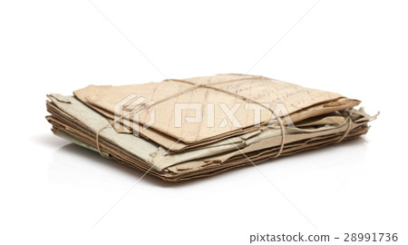 Stack of Antique Mail Stack of Antique Mail 28991736