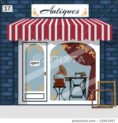 Curiosiry shop . Antiques shop. Curiosiry shop . Antiques shop. 28991947