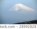 富士在早晨的雪 28992828