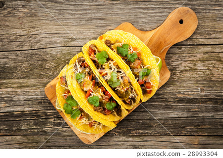 Mexican tacos with beef Mexican tacos with beef 28993304