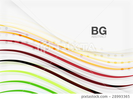 Wave lines abstract background 28993365