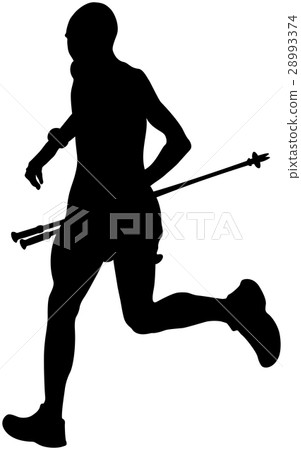 man running mountain marathon man running mountain marathon 28993374