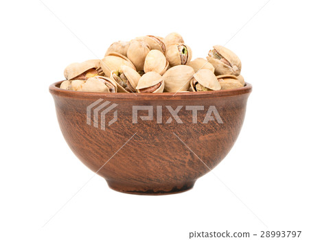 Pistachio nuts in a bowl 28993797