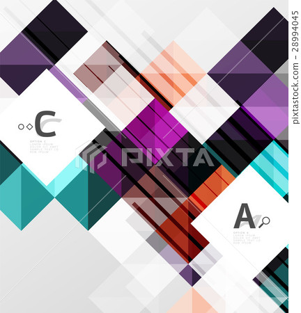 Modern geometrical square banner, minimalistic Modern geometrical square banner, minimalistic 28994045
