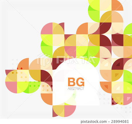 Colorful circle elements 28994081