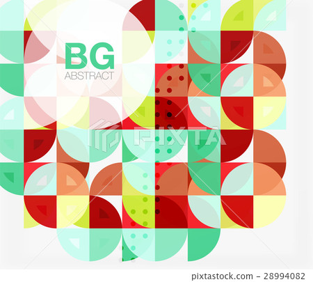 Circle concept composition on white 28994082