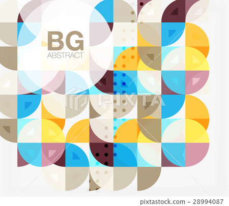 Colorful circle elements 28994087