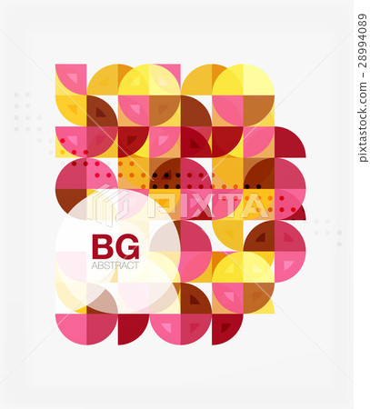 Circle concept composition on white 28994089