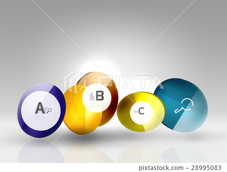 Circle banner template 28995083