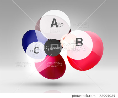 Circle abstract background Circle abstract background 28995085