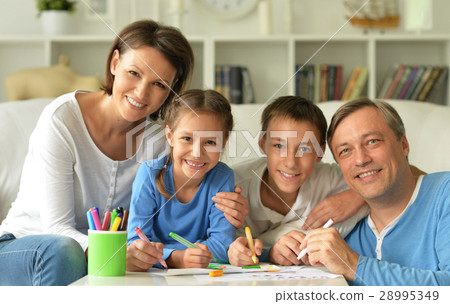big happy family drawing  28995349