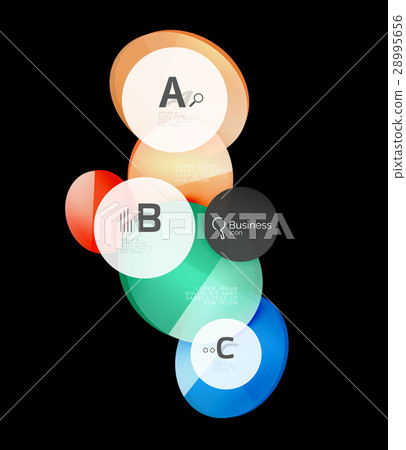 Geometrical abstract infographics banner template Geometrical abstract infographics banner template 28995656