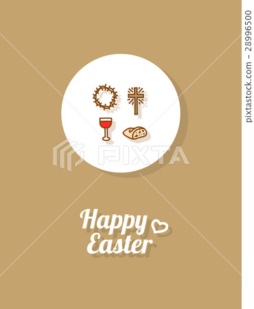 Happy Easter. Greeting card 28996500