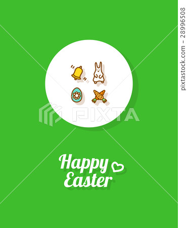 Happy Easter. Greeting card 28996508