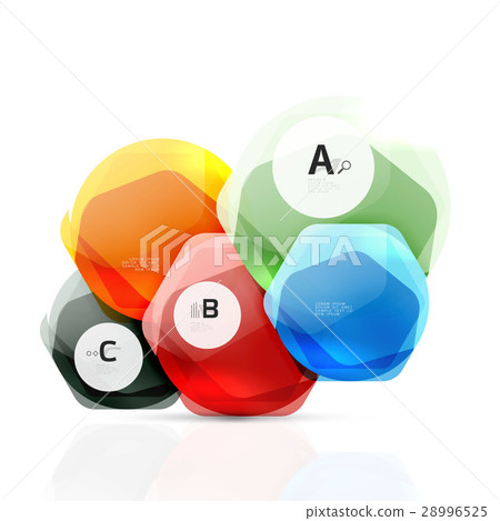 Aqua glossy glass elements Aqua glossy glass elements 28996525