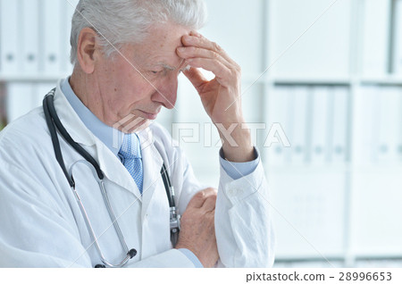 male doctor with stethoscope male doctor with stethoscope 28996653