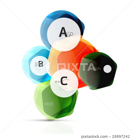 Abstract geometrical hexagon banner Abstract geometrical hexagon banner 28997242