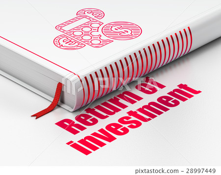 Finance concept: book Calculator, Return of Finance concept: book Calculator, Return of 28997449