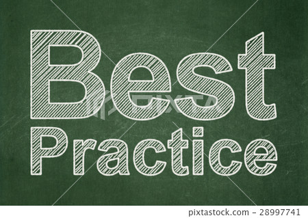Education concept: Best Practice on chalkboard 28997741