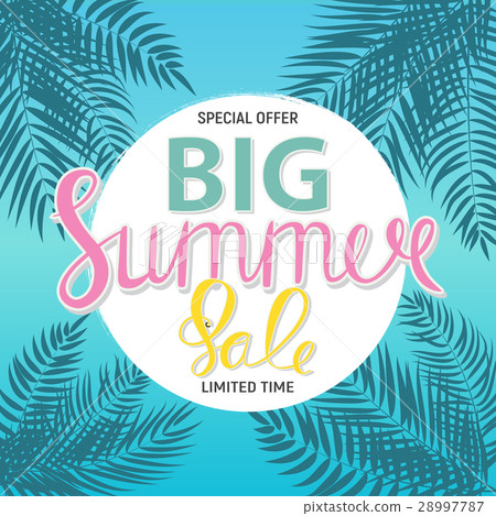 Big Summer Sale Abstract Background Vector Big Summer Sale Abstract Background Vector 28997787