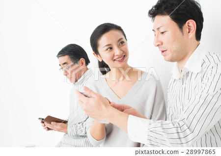 性別觀看智能手機 性別觀看智能手機 28997865