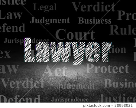 Law concept: Lawyer in grunge dark room Law concept: Lawyer in grunge dark room 28998021