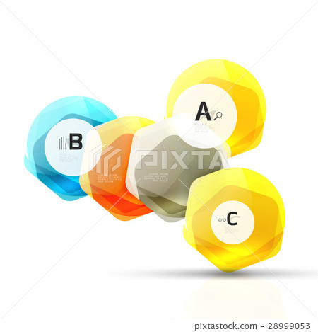 Geometrical hexagons abstract background Geometrical hexagons abstract background 28999053