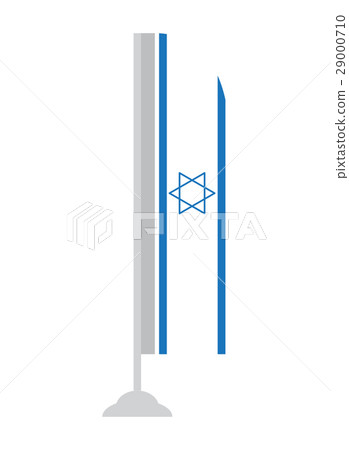 Isolated flag of Israel 29000710