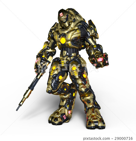 Battle robot - Stock Illustration [29000716] - PIXTA