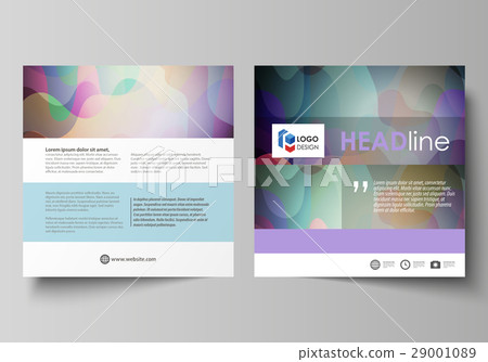 Business templates for square brochure, magazine Business templates for square brochure, magazine 29001089