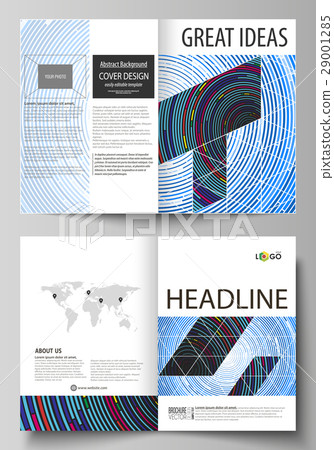 Business templates for bi fold brochure, magazine 29001285