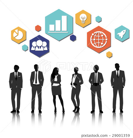 Vector UI Illustration Business People Concept - Stock Illustration ...