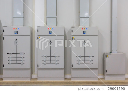 Electric control cabinet substation in a factory  29001590