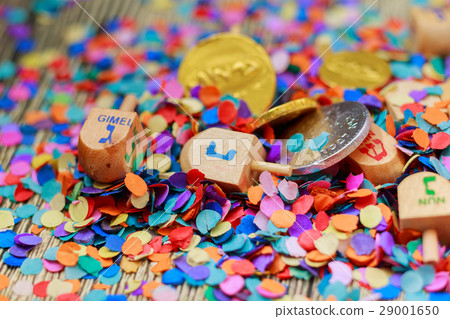 Jewish holiday Dreidel still life elements Jewish holiday Dreidel still life elements 29001650