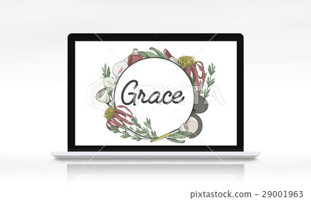 Feminine Female Grace Floral Frame Feminine Female Grace Floral Frame 29001963