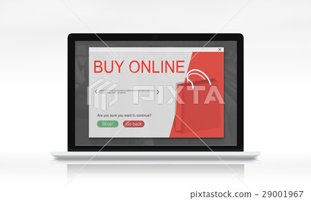 Online Shopping Cart E-Commers Concept Online Shopping Cart E-Commers Concept 29001967