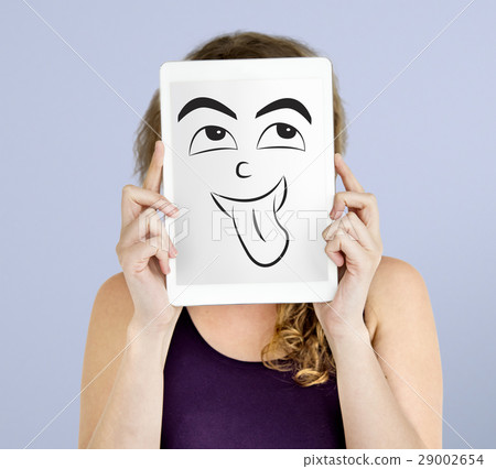 Face Expression Emotional People Concept Face Expression Emotional People Concept 29002654