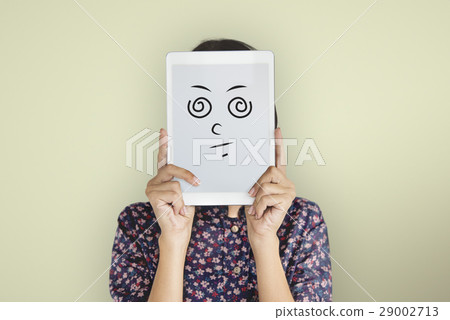 Face Expression Emotional People Concept Face Expression Emotional People Concept 29002713