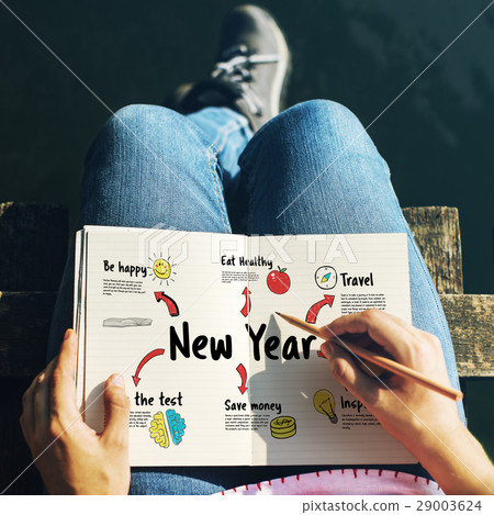 New Year Plan Goals Concept 29003624