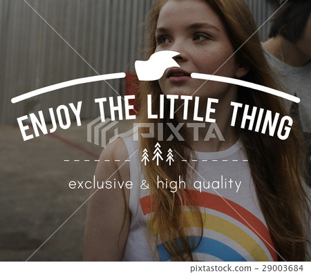 Enjoy Little Thing Vintage Vector Graphic Concept Enjoy Little Thing Vintage Vector Graphic Concept 29003684