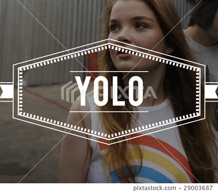 YOLO Vintage Vector Graphic Concept YOLO Vintage Vector Graphic Concept 29003687