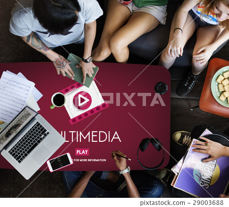 Multimedia Video Audio Service Concept Multimedia Video Audio Service Concept 29003688