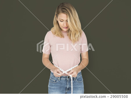 Caucasian Woman Serious Look Concept 29005508