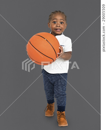 Little Kid With Basketball Concept Little Kid With Basketball Concept 29005509