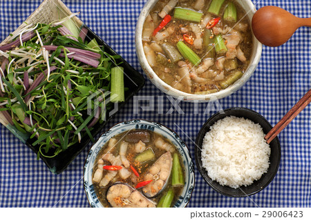 Vietnamese food for daily meal, mam kho Vietnamese food for daily meal, mam kho 29006423