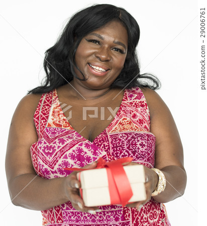 Studio People Shoot Portrait Isolated on White Concept 29006761