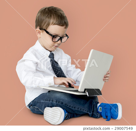 Boy Studio Shoot Gesture Adorable Boy Studio Shoot Gesture Adorable 29007549